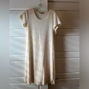Cream/off white lace dress